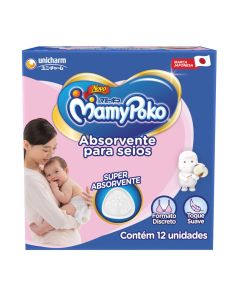 Absorvente para Seios MamyPoko 12 Unidades 