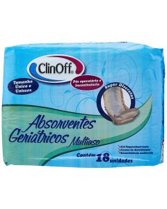 Absorvente Geriátrico ClinOff 18 Unidades 