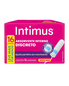 Absorvente Interno Intimus Médio 16 unidades