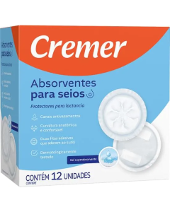 Absorvente para Seios Cremer 12 Unidades 