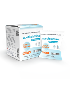 ACETILCISTEINA 600MG CX 16ENV