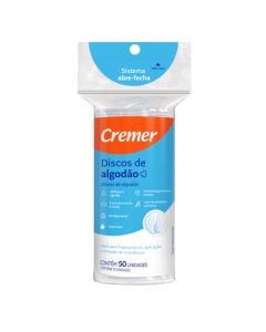 ALGODAO DISCOS  CREMER 50UNID