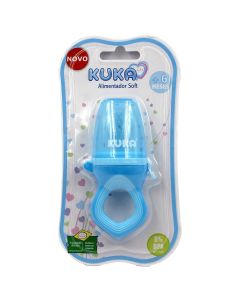 Chupeta de Alimentação Kuka para Bebê em Silicone Macio Azul