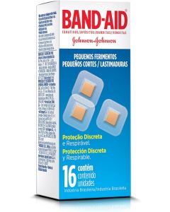 BAND-AID PEQ. FERIMENTOS C/16