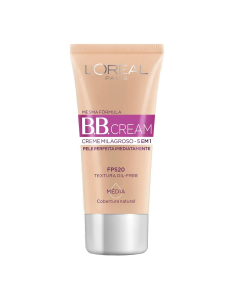 Base BB Cream L'Oréal Paris 5 em 1 Dermo Expertise Cor Média FPS 20 30ml