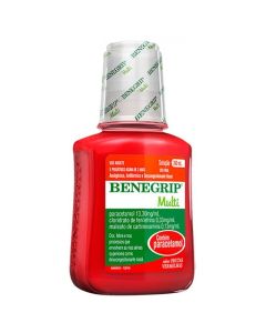 Benegrip Multi Solução Oral Sabor Frutas Vermelhas 240ml