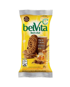 BISC BELVITA MEL E CACAU 25G