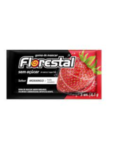 CHICLE FLORESTAL MORANGO 127G