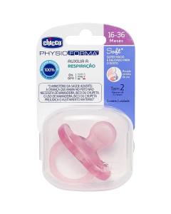 Chupeta Chicco Physio Soft Tamanho 2 Rosa Claro 