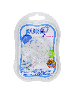 Chupeta Kuka Soft Ortodôntica Silicone Tamanho 1 0-6 meses com 1 unidade