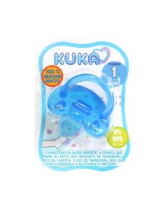 Chupeta Kuka Soft Comfort 0 a 6 meses Azul 1 unidade