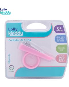 CORTADOR UNHA LOLLY INF ROSA