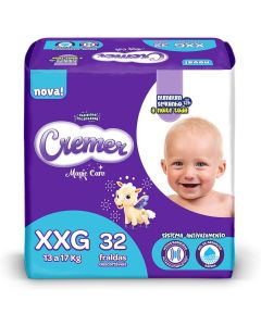 Fralda Descartável Cremer XXG 32 Unidades 