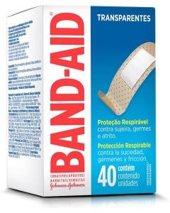 BAND AID TRANSP  40UN