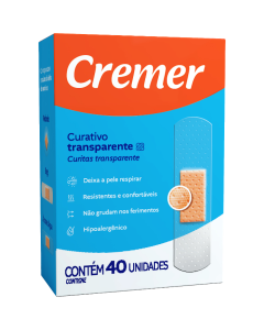 CURATIVO CREMER TRANSP 40UN