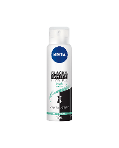 Desodorante Aerosol Nivea Invisible Black & White Fresh Erva Doce 150ml