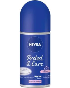 Desodorante Roll-On Nivea Protect & Care Feminino 50ml
