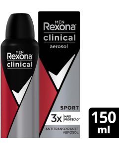 Desodorate Rexona Aerosol Clinical Sport 150g