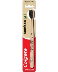 Escova Dental de Bambu Colgate Bamboo Macia com 1 unidade