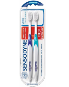 Escova de Dente Sensodyne Gentle Extra Macia 2 unidades