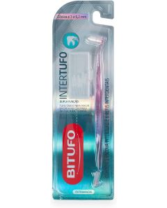 Escova Dental Bitufo Intertufo Cônica 3 a 6,2mm 1 Unidade + 6 Refis Interdentais
