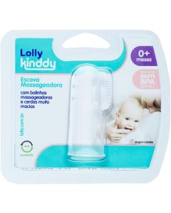 Escova Massageadora Lolly Silicone Transparente