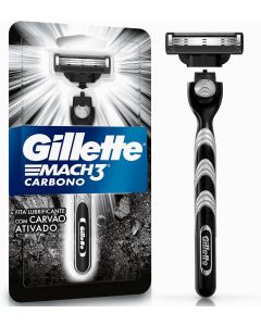 Aparelho de Barbear Gillette Mach3 Carbono 1 unidade