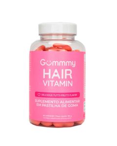 Suplemento Alimentar em Gomas Gummy Hair Sabor Tutti-Frutti 60 Gomas 