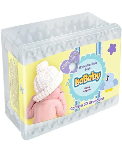 Hastes Flexíveis Isababy Bebê 50 Unidades