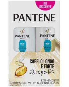 KIT PANTENE BRILHO EXT 400+175