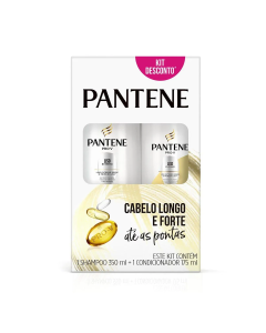 Kit Pantene Liso Extremo Shampoo com 350ml + Condicionador com 175ml