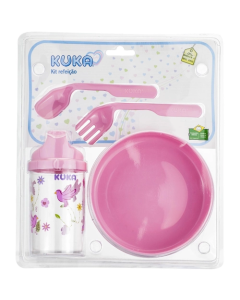 Kit Refeição Kuka Rosa 