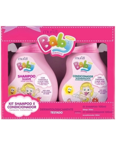 Kit Shampoo+Condicionador Muriel Baby Menina 100ml