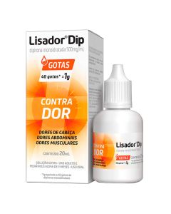 LISADOR DIP 500MG ML GTS 20ML