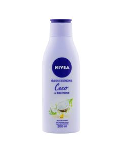 Loção Hidratante Corporal Nivea Óleos Essenciais de Coco 200ml