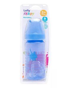 Mamadeira Lolly Big Clean Azul 340ml