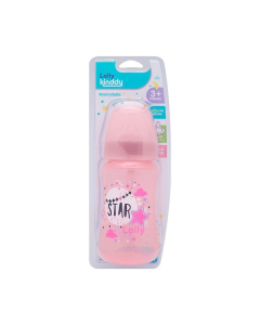 Mamadeira Lolly Kinddy Big Star 3+ Meses Rosa 300ml