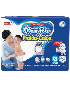 Fralda Descartável MamyPoko Fralda-Calça G 22 Unidades 