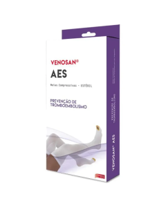 Meia de Compressão Venosan AES 3/4 Antitrombo 18mmHg Sem Ponteira Tamanho XXG
