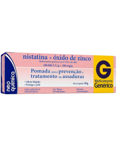 NISTATINA+OXIDO DE ZINCO 60G
