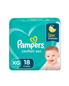 Fralda Descartável Pampers Confort Sec XG 18 Unidades 
