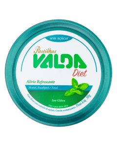 VALDA PASTILHA DIET 50GR