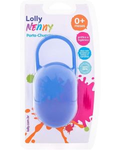 Porta Chupeta Lolly Azul 
