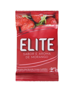 Preservativo Elite Morango 03 Unidades