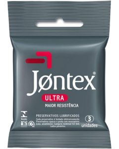 Preservativo Jontex Ultra Resistente 3 Unidades 