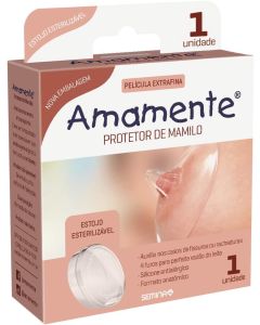 Protetor de Mamilo Amamente Bico de Silicone 1 unidade
