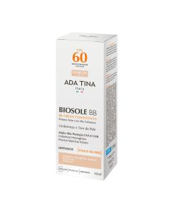 Protetor Solar ADA TINA Biosole BB Cream FPS60 Vaniglia 40ml