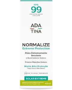 Protetor Solar Ada Tina Normalize Extreme Protection Toque Seco Pele Oleosa FPS 99 40ml
