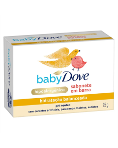 Sabonete em Barra Baby Dove Hidratação Balanceada 75g