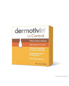 Sabonete Facial em Barra Dermotivin Oil Control 90g